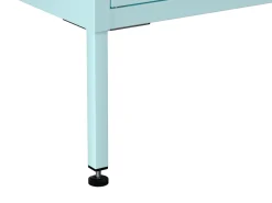 Kommode Metall BRANDO 80 x 101 cm mint