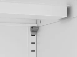 Kommode Metall BRANDO 80 x 101 cm weiss