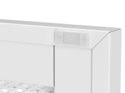 Kommode Metall BRANDO 80 x 101 cm weiss