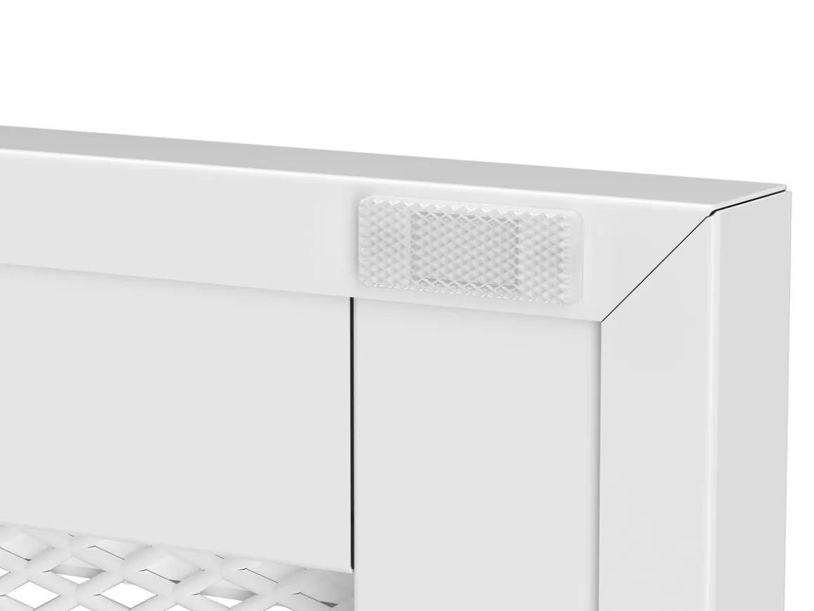Kommode Metall BRANDO 80 x 101 cm weiss