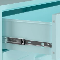 Kommode Metall KLAUS 3 Schubladen 42 x 101 cm mint