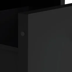 Kommode Metall KLAUS 6 Schubladen 80 x 101 cm schwarz