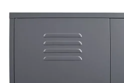 Kommode Metall KLAUS 80 x 101 cm anthrazit