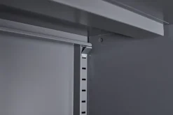 Kommode Metall KLAUS 80 x 101 cm anthrazit