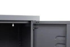 Kommode Metall KLAUS 80 x 101 cm anthrazit