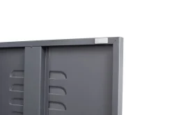 Kommode Metall KLAUS 80 x 101 cm anthrazit