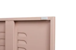 Kommode Metall KLAUS 80 x 101 cm taupe