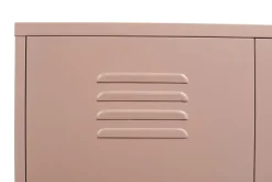 Kommode Metall KLAUS 80 x 101 cm taupe