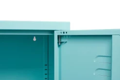 Kommode Metall KLAUS 80 x 101 cm türkis
