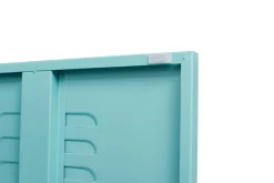 Kommode Metall KLAUS 80 x 101 cm türkis
