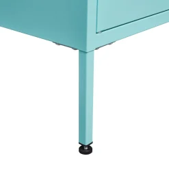 Kommode Metall KLAUS 80 x 101 cm türkis