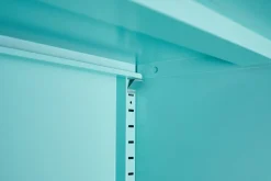 Kommode Metall KLAUS 80 x 101 cm türkis
