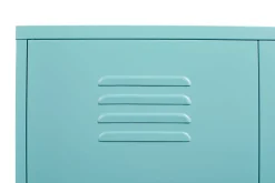 Kommode Metall KLAUS 80 x 101 cm türkis