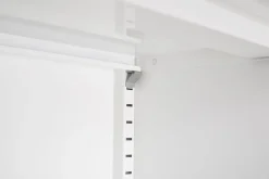 Kommode Metall KLAUS 80 x 101 cm weiss