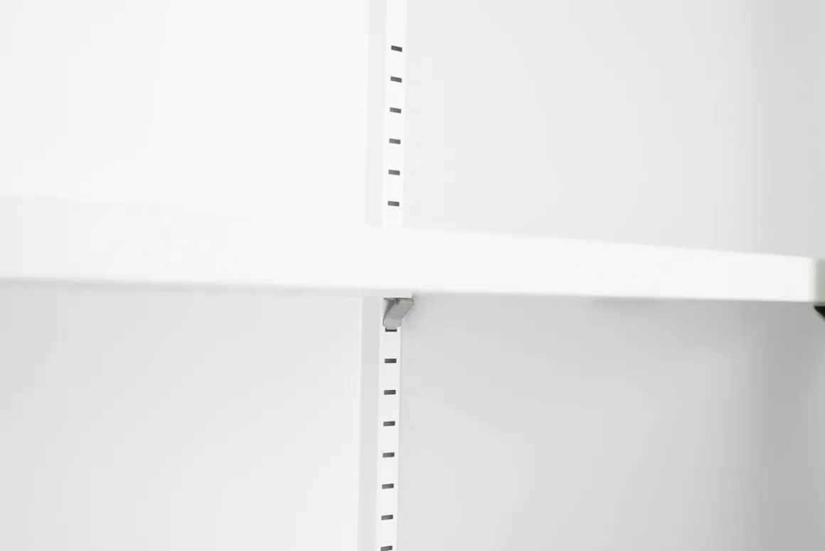 Kommode Metall KLAUS 80 x 101 cm weiss