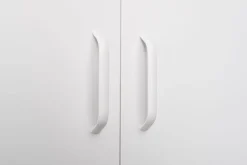 Kommode Metall KLAUS 80 x 101 cm weiss