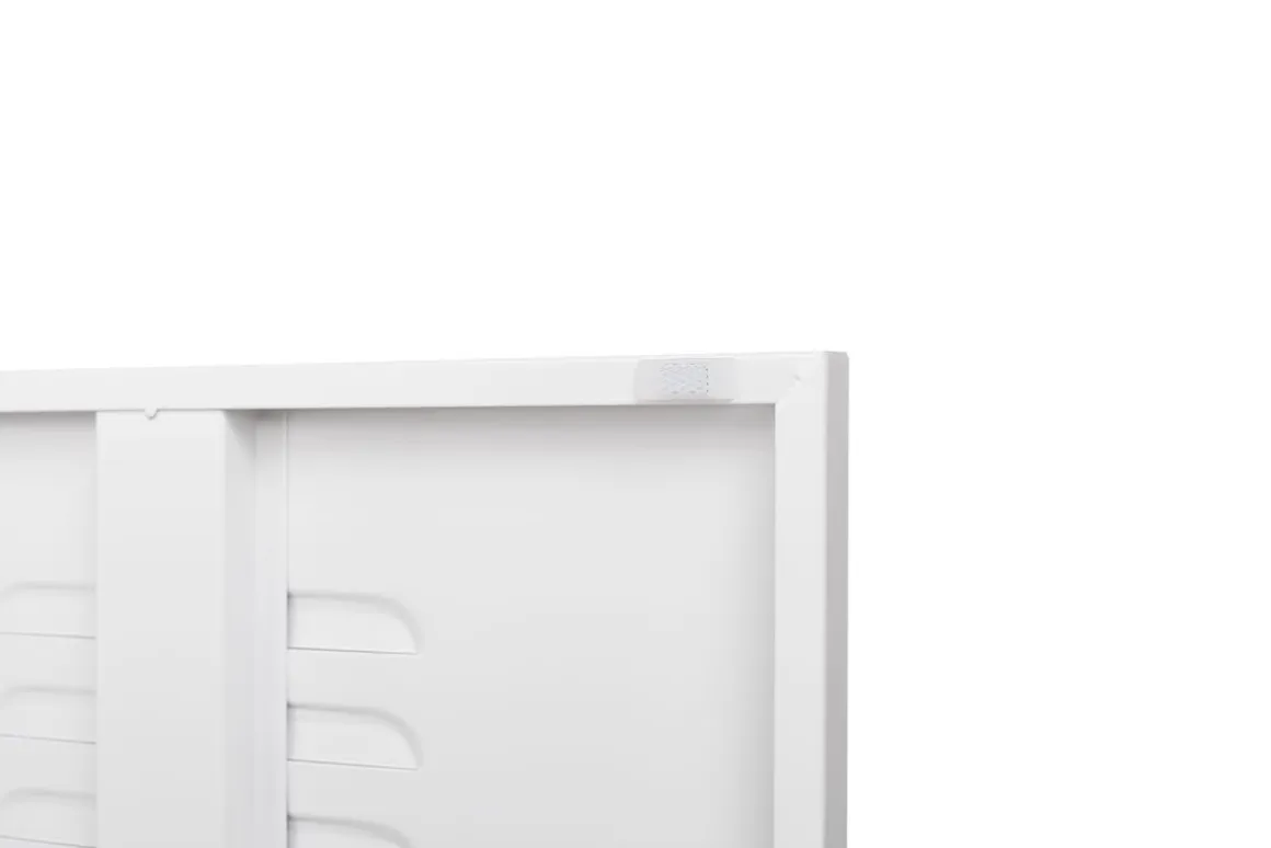 Kommode Metall KLAUS 80 x 101 cm weiss