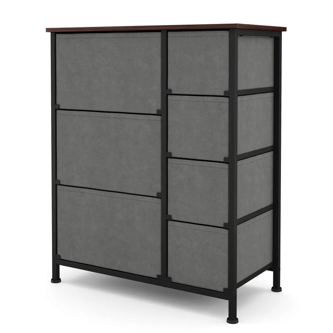 Kommode MIKA 60 x 72 cm anthrazit