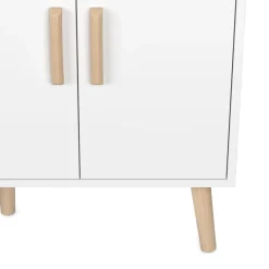 Kommode NORDIC 85 x 30 x 120 cm weiss