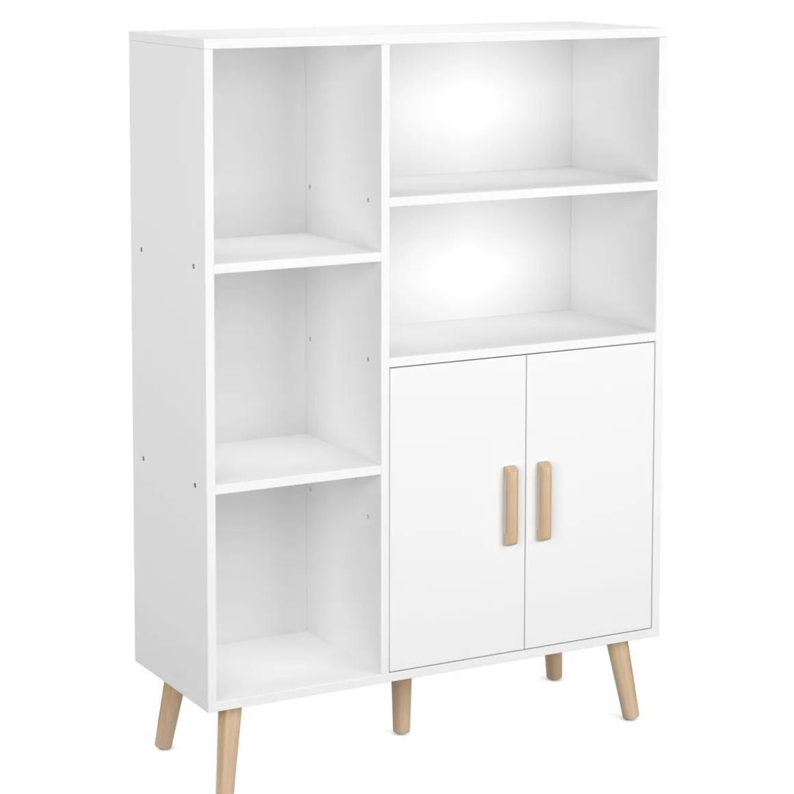 Kommode NORDIC 85 x 30 x 120 cm weiss