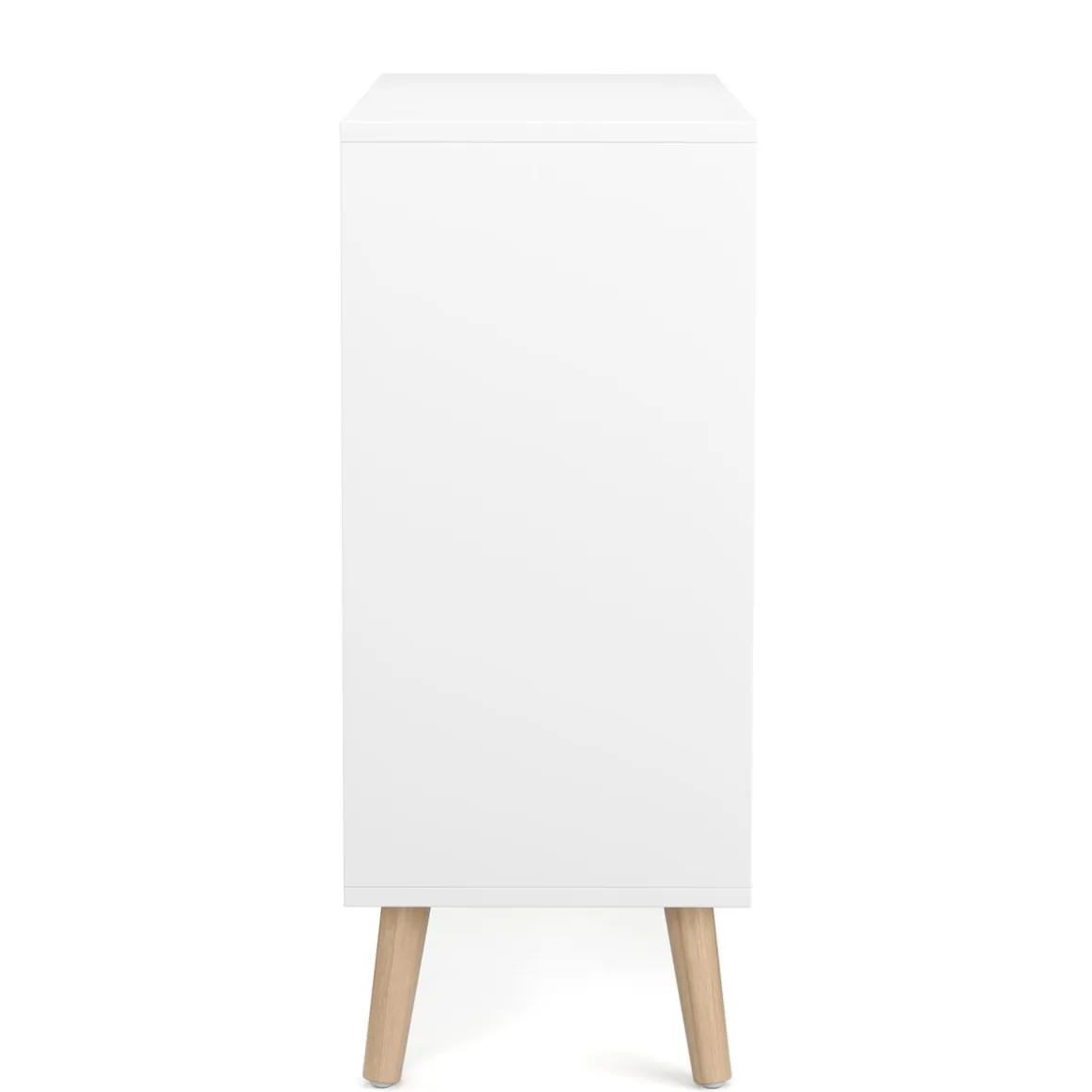 Kommode NORDIC 60 x 30 x 73 cm weiss/natur