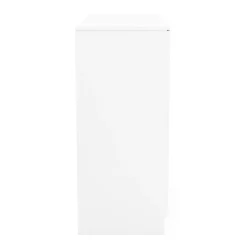 Kommode SENA 4 Schubladen 2 Türen 122 x 92 cm weiss
