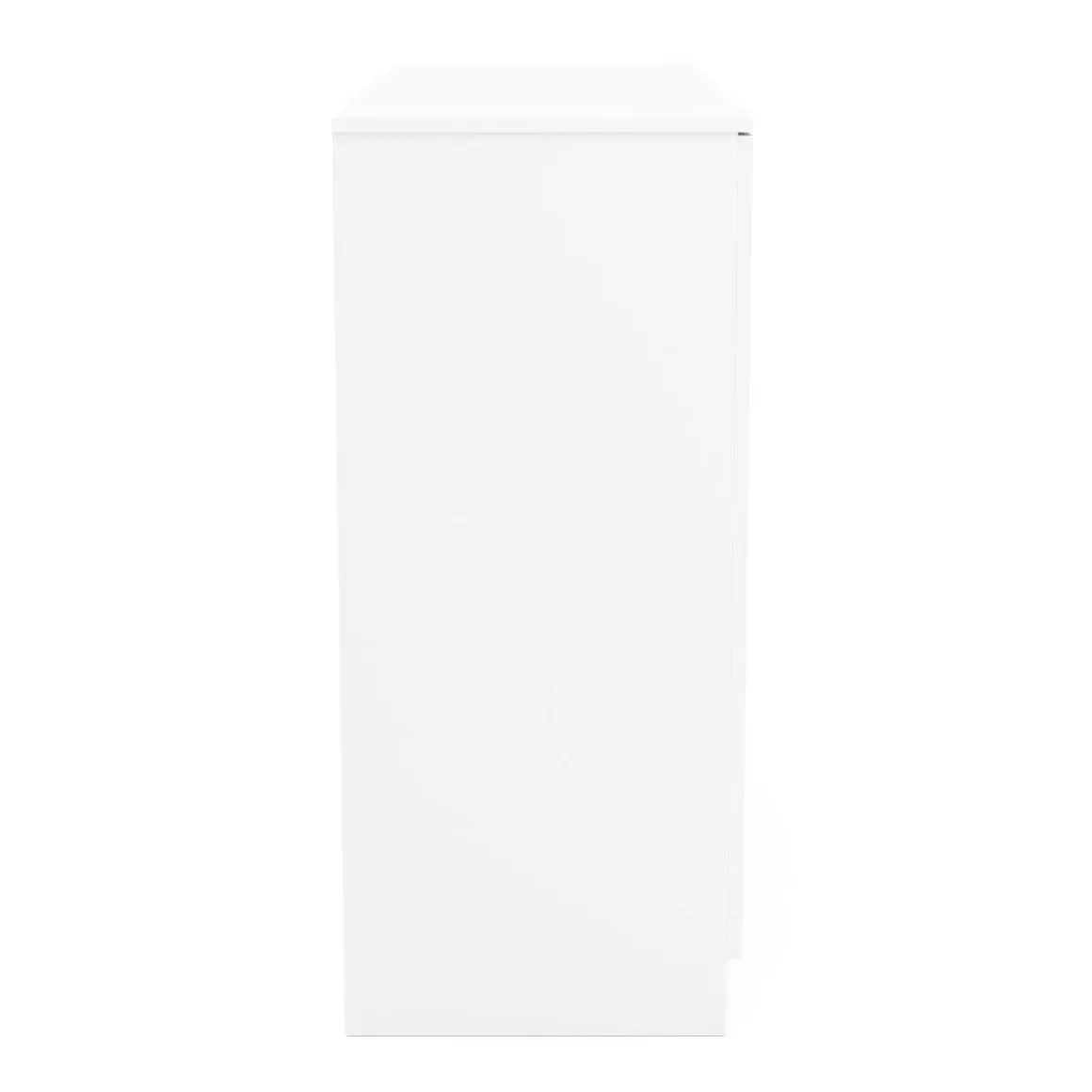 Kommode SENA 4 Schubladen 2 Türen 122 x 92 cm weiss