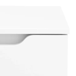 Kommode SENA 2 Schubladen 2 Türen 120 x 84 cm weiss