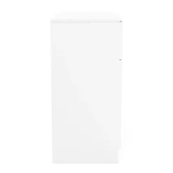 Kommode SENA 2 Schubladen 2 Türen 120 x 84 cm weiss