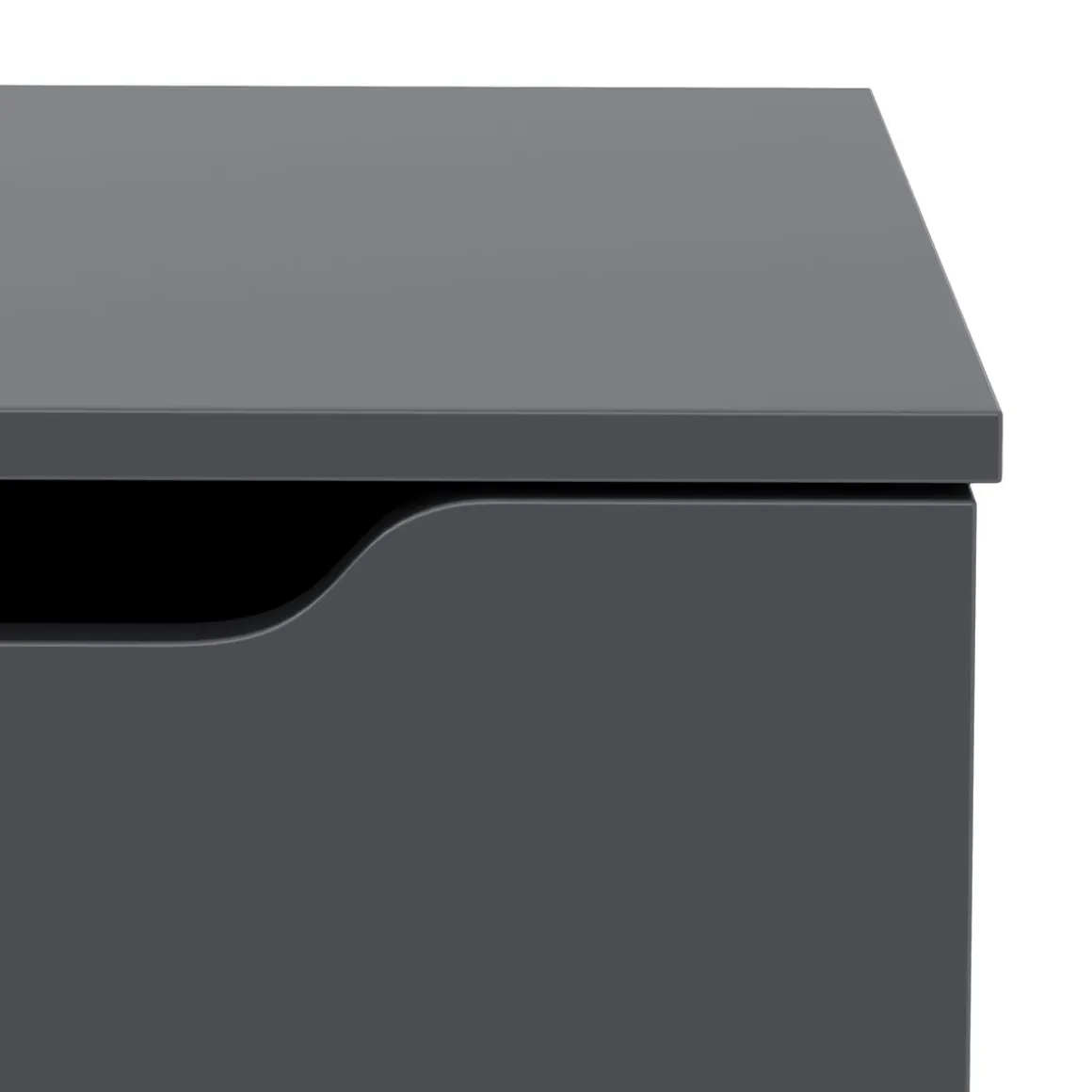 Kommode SENA 4 Schubladen 2 Türen 122 x 92 cm anthrazit | GONSER.CH