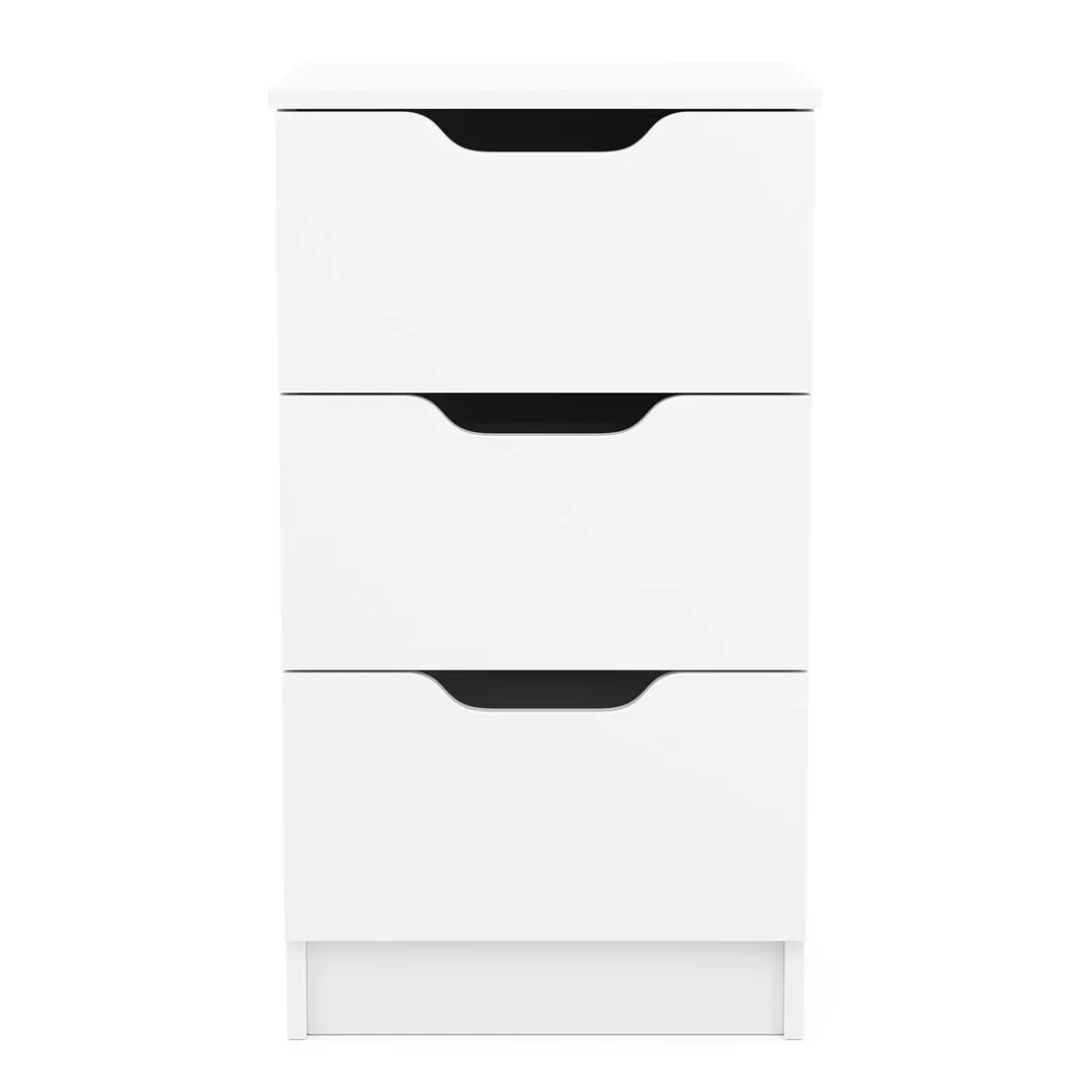 Kommode SENA 3 Schubladen 40 x 71 cm weiss