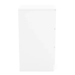 Kommode SENA 3 Schubladen 40 x 71 cm weiss