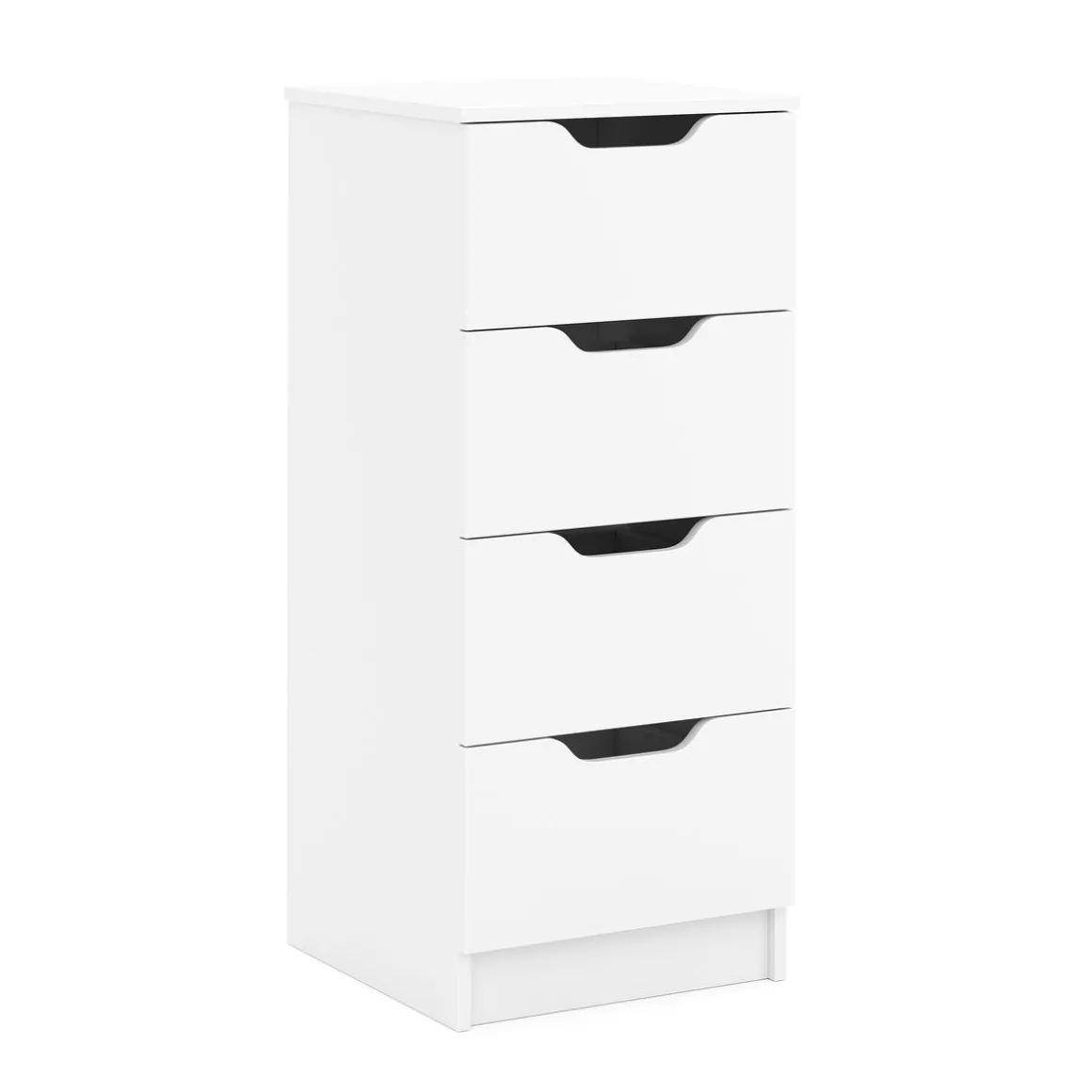 Kommode SENA 4 Schubladen 40 x 92 cm weiss