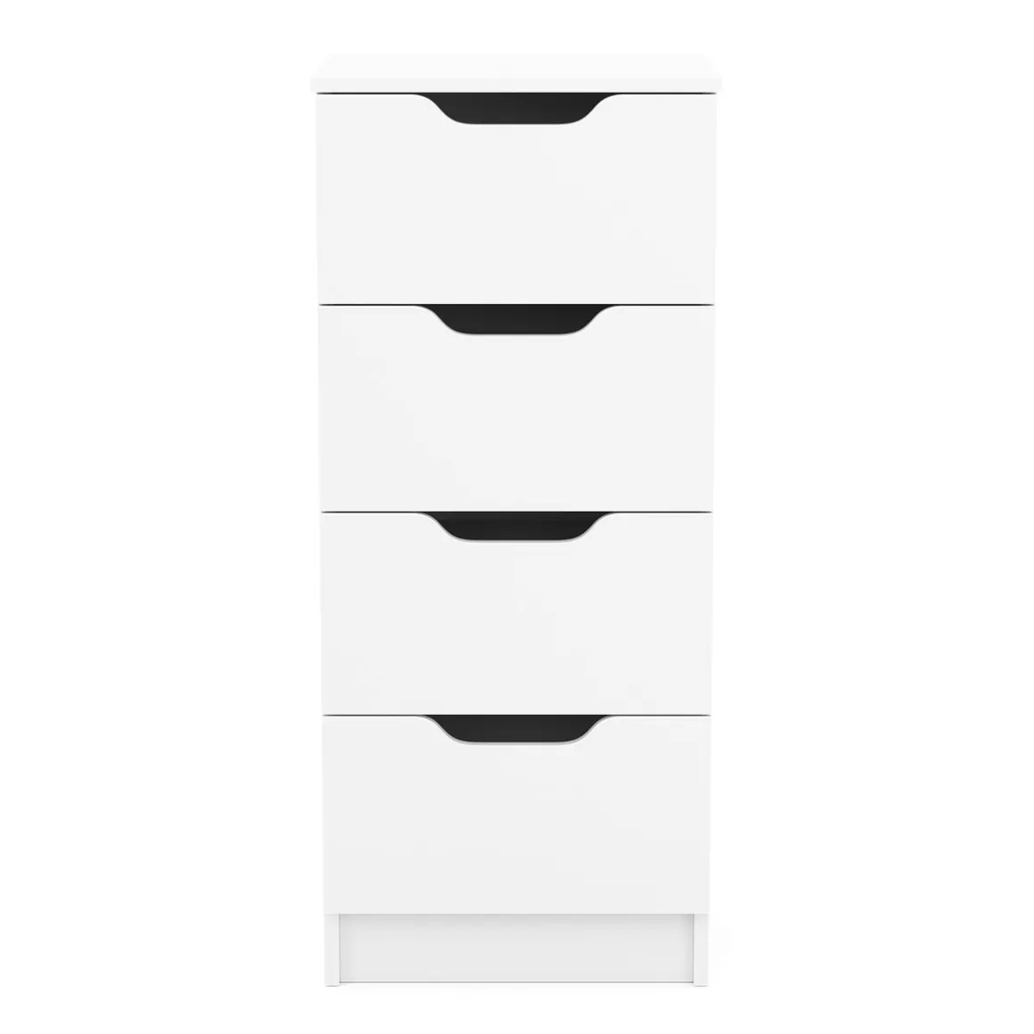 Kommode SENA 4 Schubladen 40 x 92 cm weiss