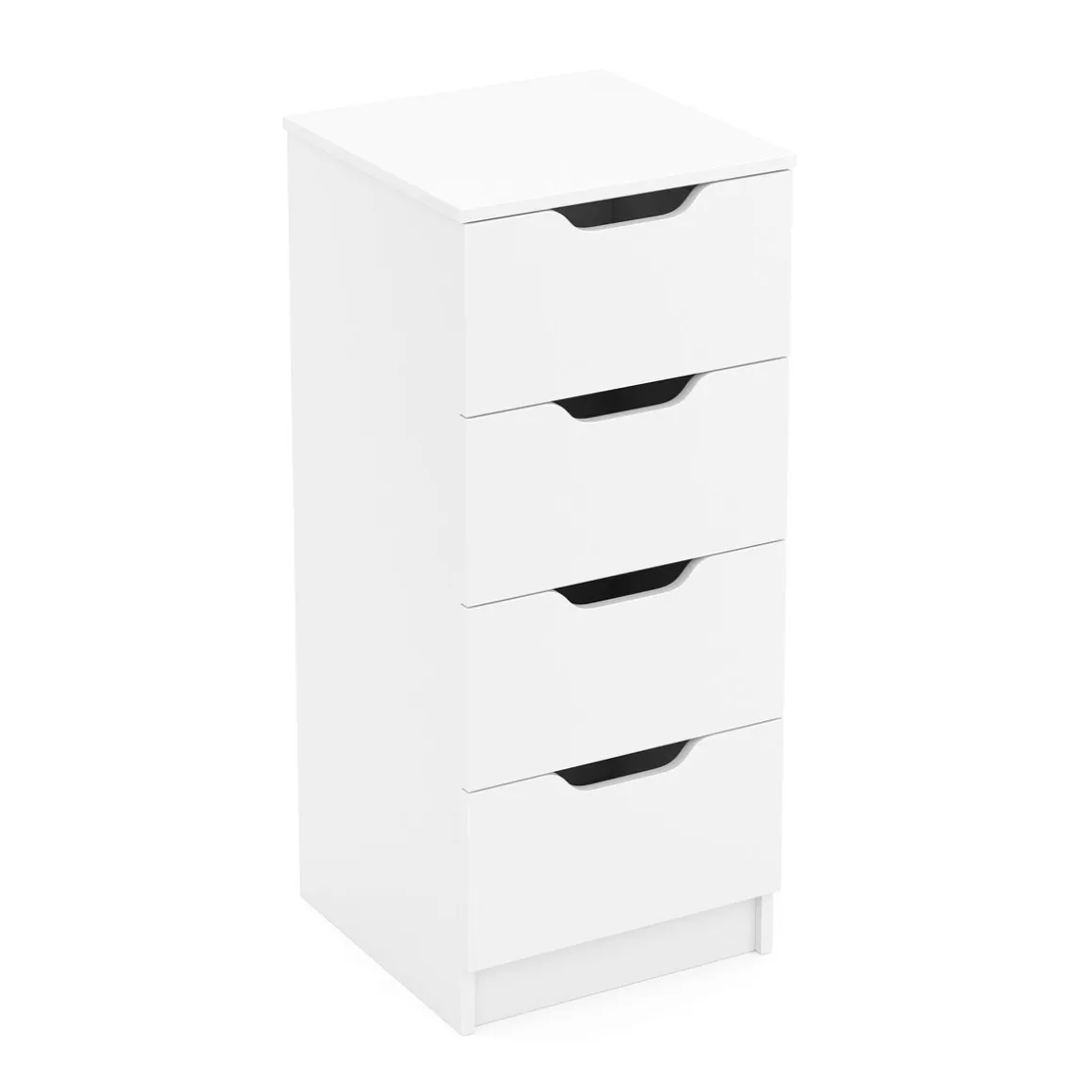 Kommode SENA 4 Schubladen 40 x 92 cm weiss