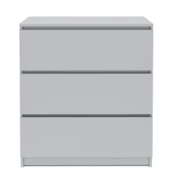 Kommode TALA 3 Schubladen 70 x 77 cm grau