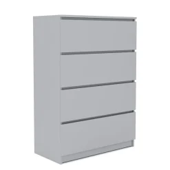Kommode TALA 4 Schubladen 70 x 100 cm grau