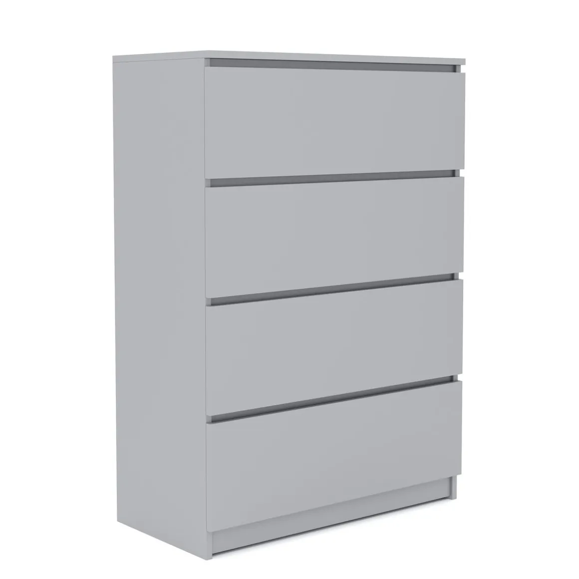 Kommode TALA 4 Schubladen 70 x 100 cm grau