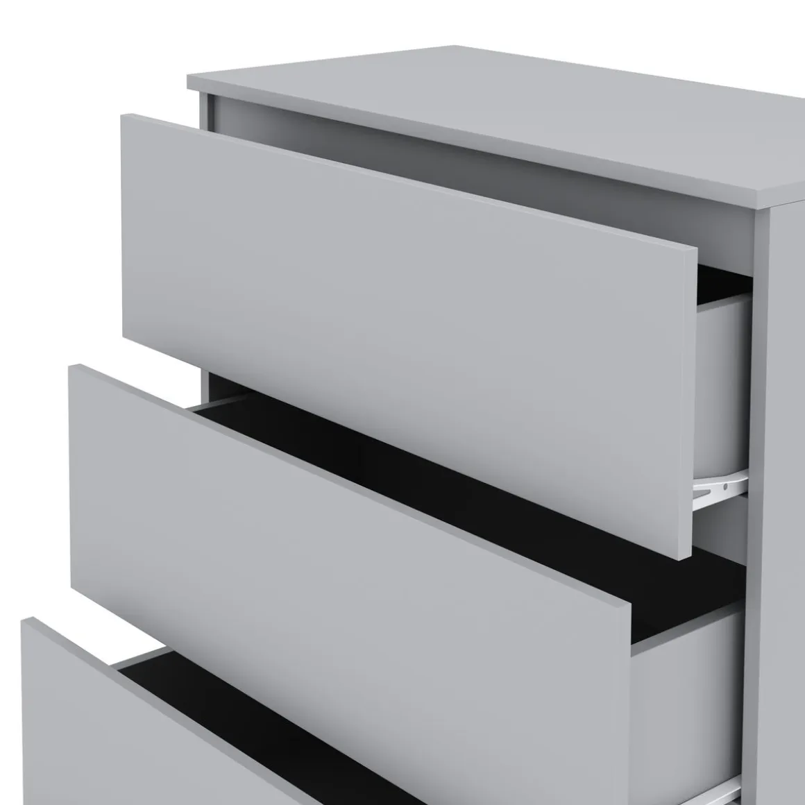 Kommode TALA 4 Schubladen 70 x 100 cm grau