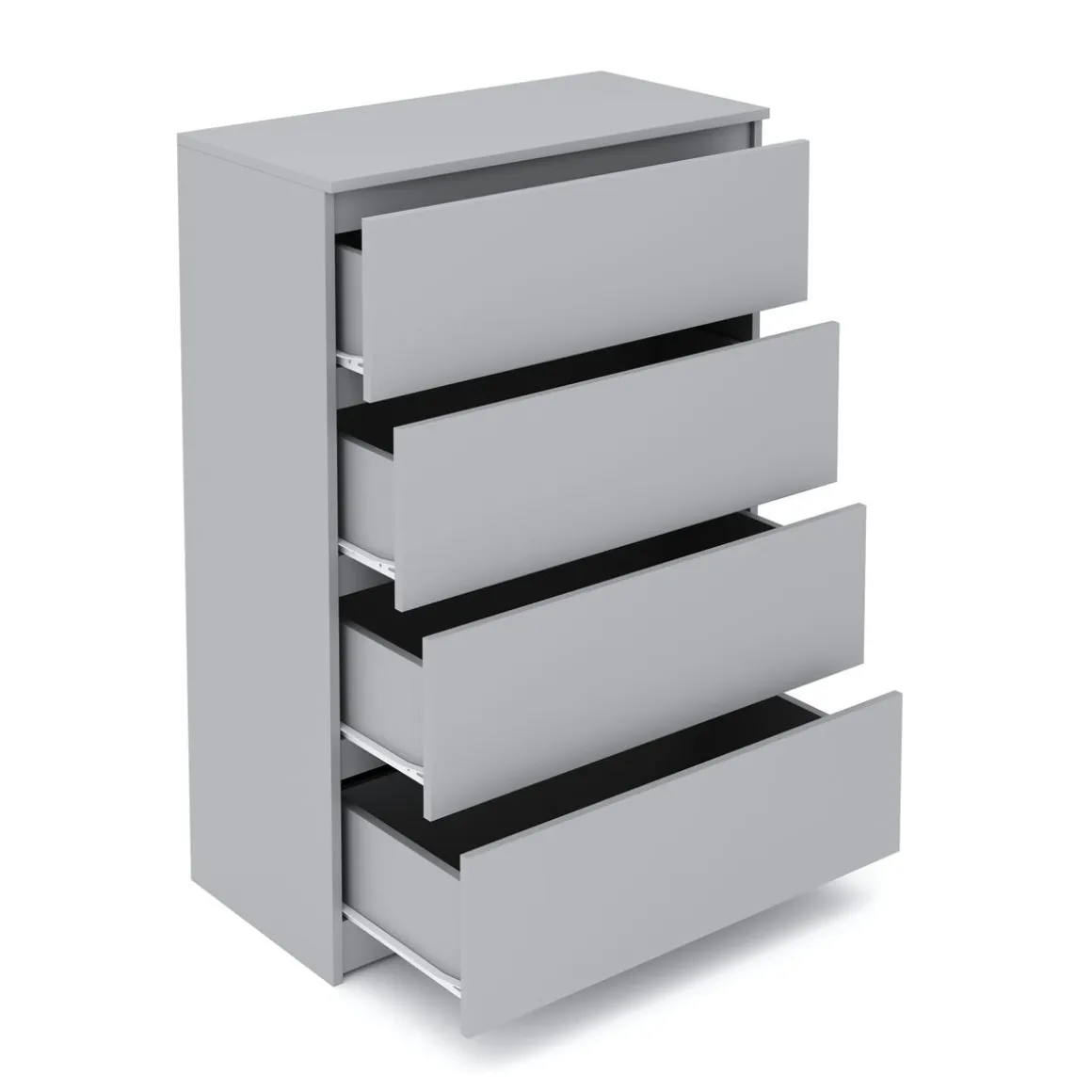 Kommode TALA 4 Schubladen 70 x 100 cm grau