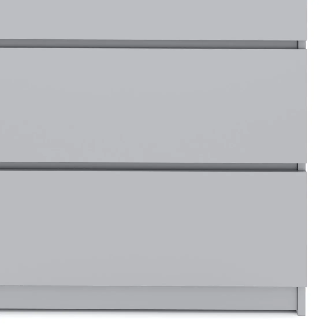 Kommode TALA 4 Schubladen 70 x 100 cm grau