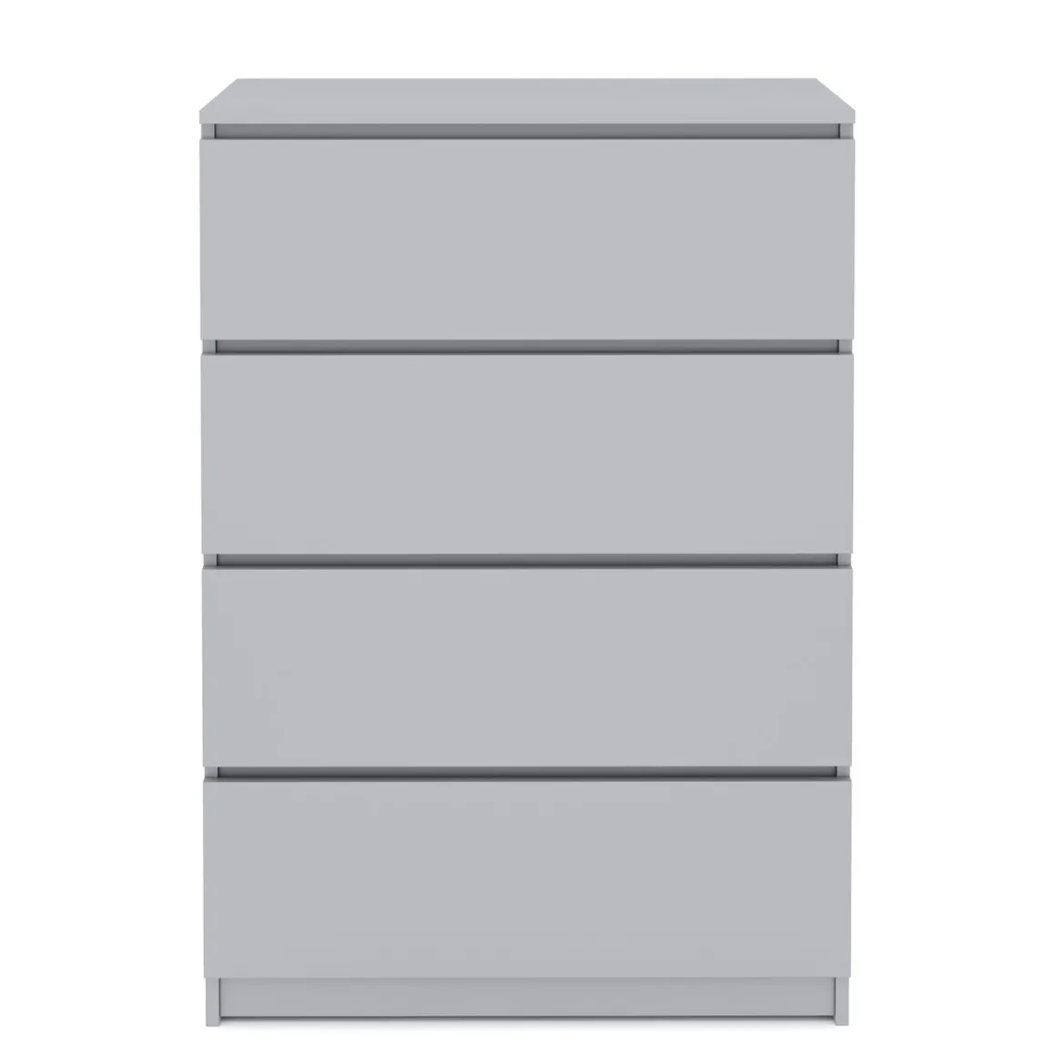 Kommode TALA 4 Schubladen 70 x 100 cm grau