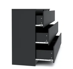 Kommode TALA 6 Schubladen 138 x 77 cm schwarz