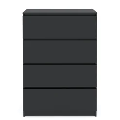 Kommode TALA 4 Schubladen 70 x 100 cm schwarz