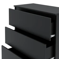 Kommode TALA 4 Schubladen 70 x 100 cm schwarz