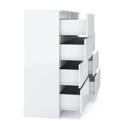 Kommode TALA 8 Schubladen 119 x 100 cm weiss