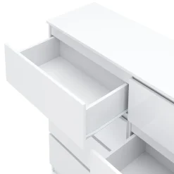 Kommode TALA 8 Schubladen 119 x 100 cm weiss