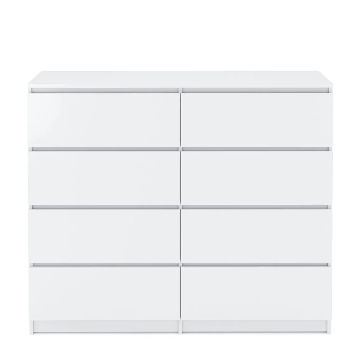 Kommode TALA 8 Schubladen 119 x 100 cm weiss