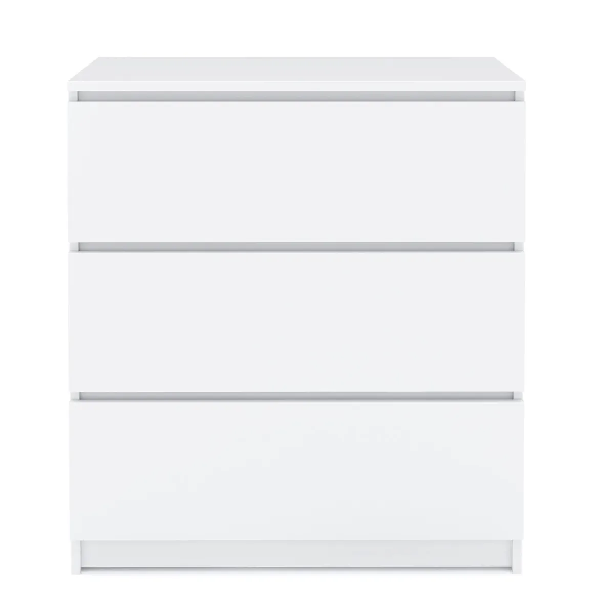 Kommode TALA 3 Schubladen 70 x 77 cm weiss