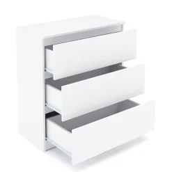 Kommode TALA 3 Schubladen 70 x 77 cm weiss